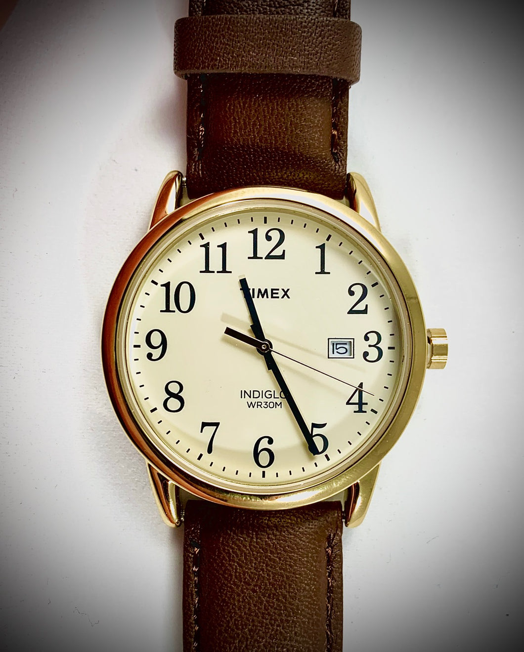 Timex gold indiglo online watch